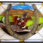 2010 Tevis Stained Glass Fund raiser for Western States Trail Foundation Donated by Holly Foiles